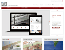 Tablet Screenshot of cfgfaucets.com